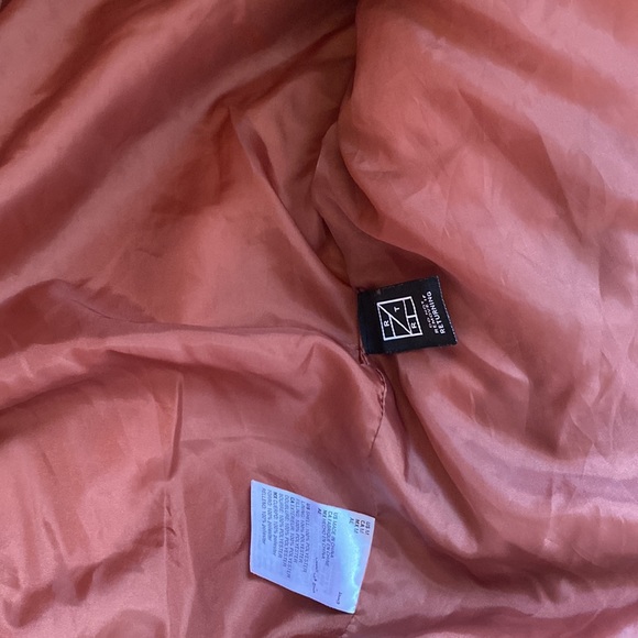 (A7) LOUNA Rust Sherpa Puffer Teddy Bear Jacket, Size Medium - Picture 13 of 15